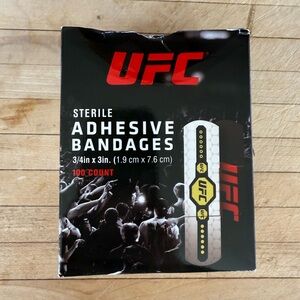 UFC Black and Red Sterile Adhesive Bandages 100ct NWT